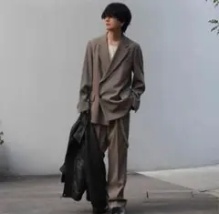 AURALEE WOOL MAX GABARDINE jacket グレージュ AURALEE Light Wool Max Gabardine Jacket Dark Gray | HAVEN