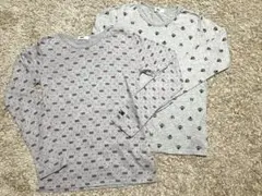 WASK 長袖カットソー　ロンT ロゴ　ワスク　150 2枚セット