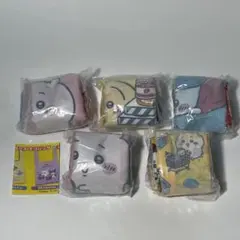 ちいかわ　サンリオ　エコバッグ　５個セット　ガチャガチャ