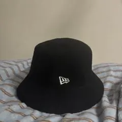 NEW ERA ブラック バケットハット M/L