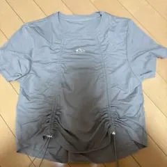 グレー ドローストリング Tシャツのサムネイル