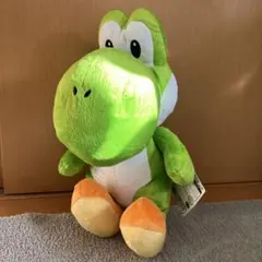 任天堂 スーパーマリオ 特大サイズ ぬいぐるみ おすわり ヨッシー 緑色