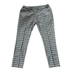 希少サイズXXL■1PIU1UGUALE3 RELAX 千鳥格子 イージーパンツ