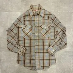70s Levi's チェック柄 長袖シャツ　良配色