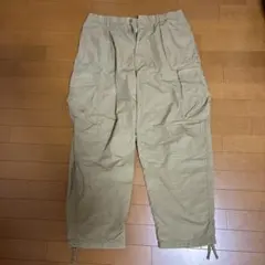 UNIQLO ベージュ パラシュートパンツ L 値下げ可能