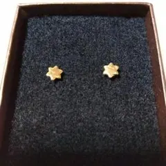 k18ピアス両耳用　星型