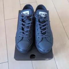 美品 converse オールスターライトWR SL OX 24cm ネイビー