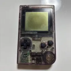 ゲームボーイポケット クリアパープル ジャンク品