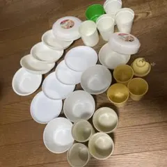 プラスチック製 スタッキング アウトドア食器セットのサムネイル