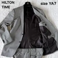 【HILTON TIME】スーツ 千鳥格子 グレー YA7サイズのサムネイル
