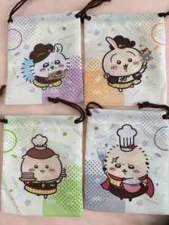 ちいかわ ココス 巾着 うさぎ モモンガ くりまんじゅう ラッコ