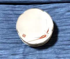 昭和レトロ　花模様 小皿 直径約12cm 5枚