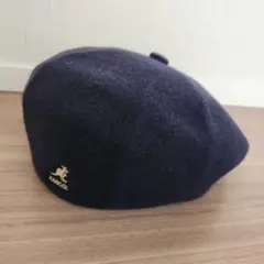 KANGOL ネイビー ベレー帽