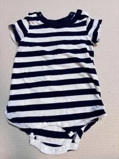 無印良品　ロンパース　70〜80cm ボーダー　綿100%