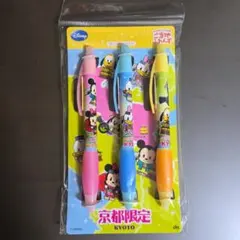 ディズニーキャラクター ボールペン 3本セット 京都限定