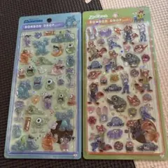 モンスターズ・インク & ズートピア ボンボンドロップシール　正規品