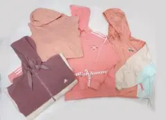 4点　おまとめ　アディダス　ピンク　パーカー　トレーナー　adidas