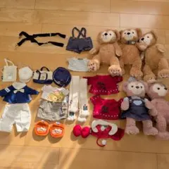 ディズニー ダッフィー シェリーメイ ぬいぐるみ コスチュームセット