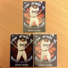 フレディ・フリーマン 東京シリーズ限定デザインカード 3枚セット ドジャース