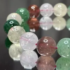 【即購入OK】✨ストロベリークォーツ×シトリン×水晶 多宝 No.47のサムネイル