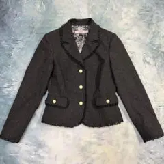 【美品】VALENTINO ヴァレンティノ ウールジャケット フリル装飾のサムネイル