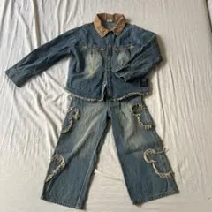 ミッキー　ディズニーランド　セットアップ　110 120 ウエスタン