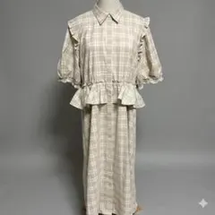 【オンライン限定3XL】GU シャツワンピース(5分袖) by rokh