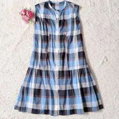ブルーレーベル ワンピース半袖ドレス38 | Mercari