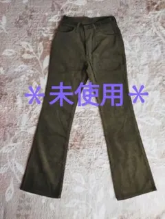 コーデュロイフレアパンツ