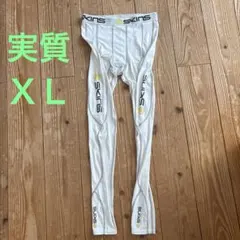 SKINS コンプレッションタイツ ホワイト Lサイズのサムネイル