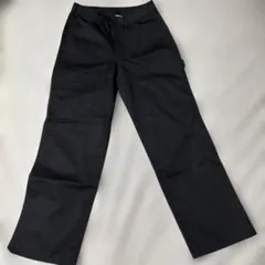 Dickies ブラック ワイドレッグ パンツ　Lサイズ
