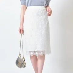 ◆ tocco closet トッコクローゼット フラワーレース タイトスカートのサムネイル
