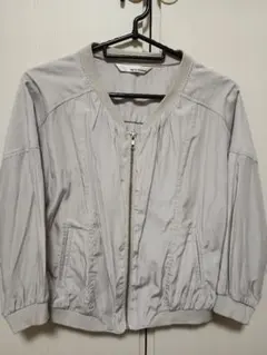 mystywoman　ミスティウーマン　ブルゾン　ジャンパー　ライトグレー系　M