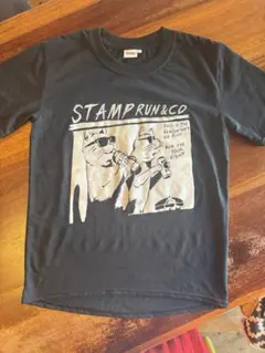 STAMP RUN & CO　BRING　Tシャツ　ブラック　S