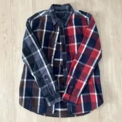 メンズ　ネルシャツ　長袖シャツ チェック　Lサイズ　RAGBLUE