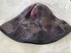 【新品】　リバーシブル　花柄　ブラック