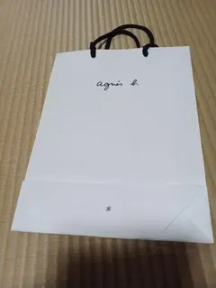 agnès b. ショップ袋 ホワイト