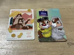 ディズニー　チップとデール　カード