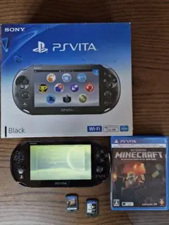 SONY PS Vita ブラック 本体 ソフト2つ