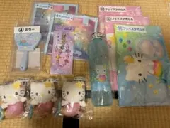 香*茶様 ハローキティ 当たりくじ 置き時計 ウォーターボトル フェイス