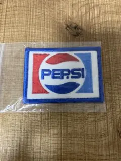 ペプシロゴ 刺繍パッチ 約7.5cm x 5.5cm