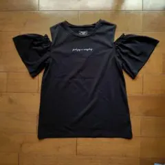 GLOBAL WORK フリル袖Tシャツ 140サイズ