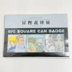 HUNTER×HUNTER　 冨樫義博展 BIGスクエア缶バッジ　3個セット