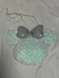 ミニースパンコールポーチ