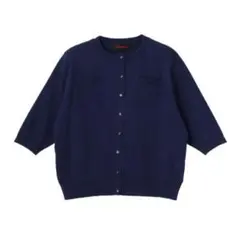 CABaN ファインポリエステル ハーフスリーブポケットカーディガン