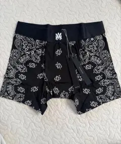 専用！新品未使用！AMIRI ペイズリー柄 黒 ボクサーパンツ - メルカリ