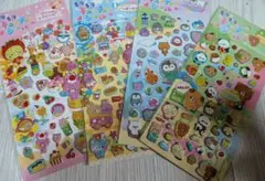 キラキラシール　キューティーシール　平成レトロ　スイーツ　アニマル　4種類セット