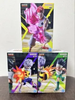 ハンターハンター フィギュア 3点 セット ゴン キルア ヒソカ G.I.編