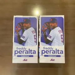 Freddy peralta NY Mets ボブルヘッド - メルカリ