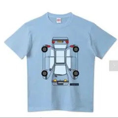 ペーパークラフト風Tシャツ②【ルノートゥインゴ】120サイズのサムネイル